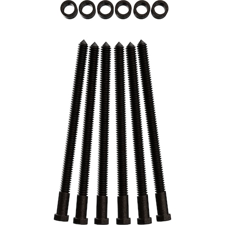 Ekena Millwork Premium 7/8" Barn Door Flat Track Extension Hardware for 1 3/4" Door, Arch Bronze GB60014EXAB